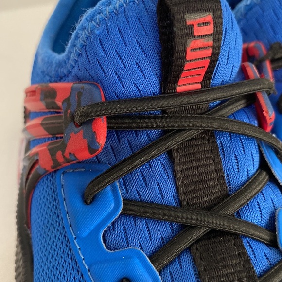 PUMA Pacer Future Splatter Kids Boy’s Blue Runner Sneakers Shoes Size 12C/17.5cm - Picture 15 of 15